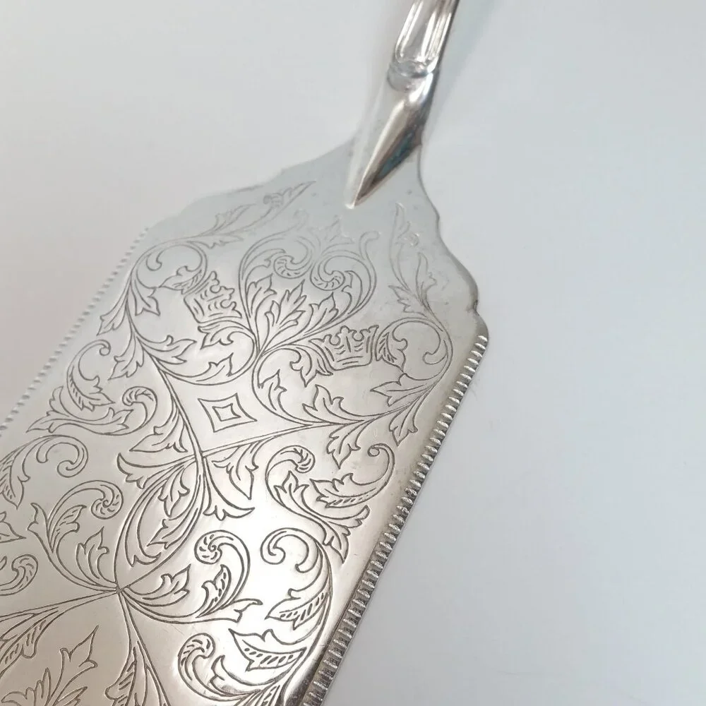 Sheffield Silver Kings pattern cake lasagna spatula server Italy